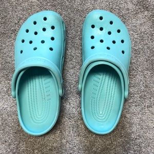 Blue crocs